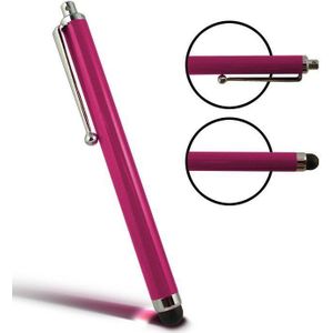 Stylus Pen roze met clip