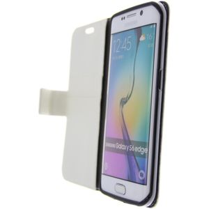 Hoesje Samsung Galaxy S6 Edge flip wallet wit