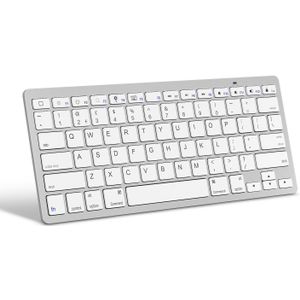 Draadloos bluetooth toetsenbord geschikt voor iMac - wit