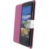 Hoesje HTC One M9 flip wallet butterfly colors