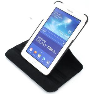 Case met Stand draaibaar Samsung Galaxy Tab 3 7.0 Lite zwart