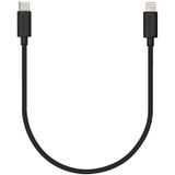 Extra korte (22cm) lightning / iPhone naar USB-C kabel