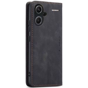 CaseMe book case leer - Xiaomi Redmi Note 13 Pro+ 5G - zwart