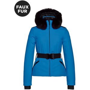 Goldbergh Hida Faux Border Dames Wintersportjas Electric Blue 38