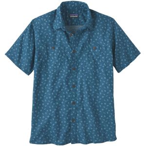 Patagonia Back Step Heren Overhemd Hexes: Wavy Blue XL