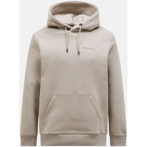 Peak Performance Original Small Logo Hood Trui Heren Avid Beige XL