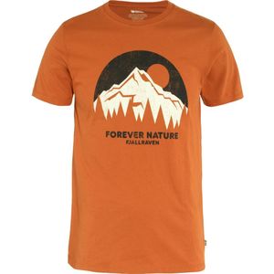 Fjallraven Nature Heren T-shirt Terracotta Brown M