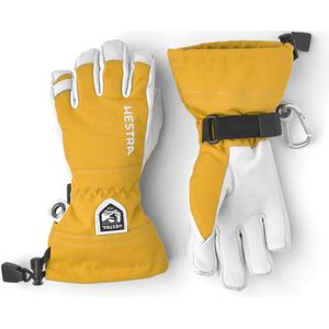 Hestra Army Leather Heli Ski Jr. - 5 Finger Kinder Handschoen Mustard 4