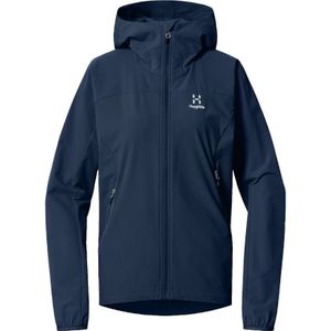 Haglofs Move Hood Softshell Jas Dames Tarn Blue S