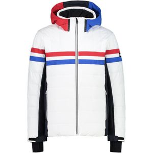 CMP Zip Hood Heren Wintersportjas Bianco 54