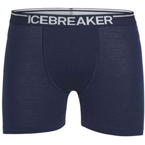 Icebreaker Anatomica Boxer Onderbroek Heren Midnight Navy S