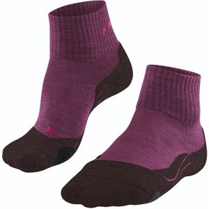 Falke Tk2 Wool Short Women Dames Wandelsok Burgundy 39-40