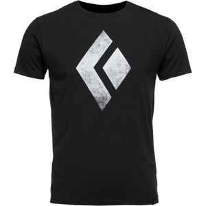 Black diamond Ss Chalked Up Heren T-shirt Black Extra Large