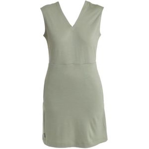 Icebreaker 200 Granary Sleeveless V Neck Jurk Dames Lichen M