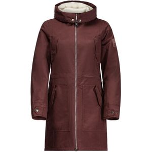 Jack wolfskin Rocky Point Dames Parka Cordovan Red XL