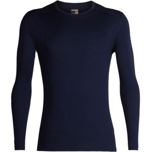 Icebreaker Merino 200 Oasis LS Crewe Thermoshirt Heren Midnight Navy S