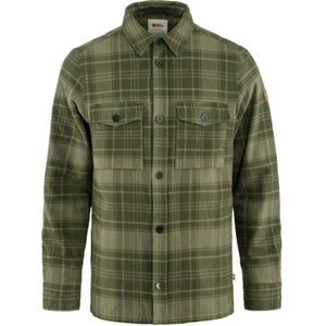 Fjallraven Övik Lite Padded Heren Shirt Deep Forest-Laurel Green L