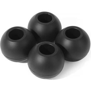 Helinox Ball Feet 4 pcs All Black 45mm