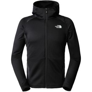 The North Face Athletic Outdoor Full Zip Hoodie Heren Fleece Tnf Black-Asphalt Grey M