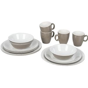 Bo-camp 16 Delig Melamine Bestekset Servies