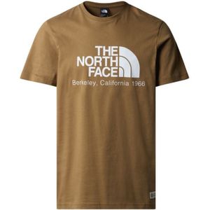 The North Face Berkeley California S/S T-Shirt Heren Utility Brown L