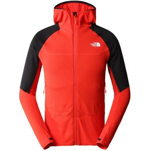 The North Face Bolt Polartec Hoodie Heren Fleece Fiery Red-Tnf Black XL