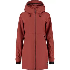 Blue loop W Virga Shell Dames Parka Dark Terra XL