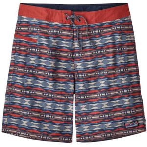 Patagonia Wavefarer Boardshorts 19 Inch Zwembroek Heren Shorts Coast Highway Multi: Sumac Red 32