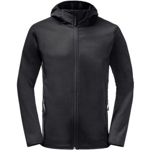 Jack wolfskin Bornberg Hoody Heren Softshell Black L