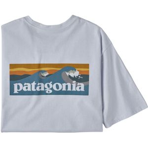 Patagonia Boardshort Logo Pocket Responsibili Heren T-shirt White S