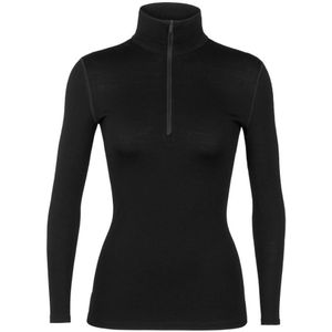 Merino 260 Tech - Long Sleeve Half Zip - Basislaag - Zwart - 100% Merinowol