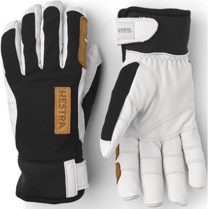 Hestra Ergo Grip Active Wool Terry - 5 Finger Handschoen Black / Offwhite 8