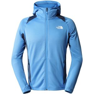 The North Face Athletic Outdoor Full Zip Hoodie Heren Fleece Super Sonic Blue-Shady Blue L