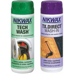 Nikwax Twin Tech Wash + Tx Direct Wasmiddel Onderhoudsmiddel