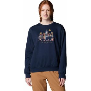Columbia Hart Mountain™ Crew III Fleece Dames Collegiate Navy M
