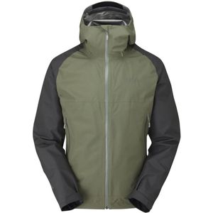 Rab Namche Paclite Jas Heren Hardshell Jas Graphene/Light Khaki M