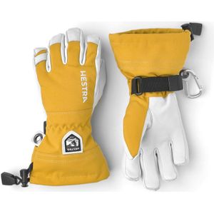 Hestra Army Leather Heli Ski Jr. - 5 Finger Kinder Handschoen Mustard 6