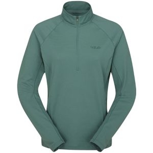 Rab - Sonic LS Zip Shirt - Dames - Lichtgewicht - Sneldrogend - Motiv Aero Jersey