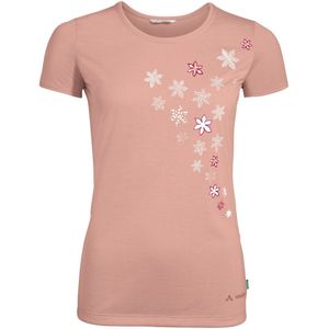 Vaude Skomer Print Dames T-shirt Soft Rose 36