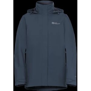 Jack Wolfskin - Wild Places 3in1 Jacket - Waterdicht - Heren - Midnight Sky