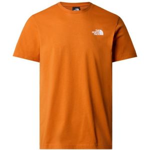 The North Face Redbox Celebration S/S T-Shirt Heren Desert Rust M