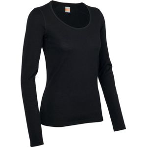 Icebreaker Oasis LS Scoop Dames Black L