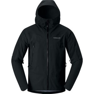 Falketind Gore-Tex Hardshell Jas Heren Caviar Black M