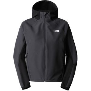 The North Face Athletic Outdoor Hoodie Jas Dames Softshell Asphalt Grey-Tnf Black XL