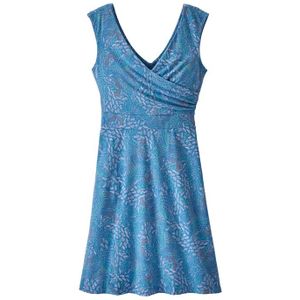 Patagonia W's Porch Song Dress Jurk Dames Swift Feathers Multi: Port Blue XL