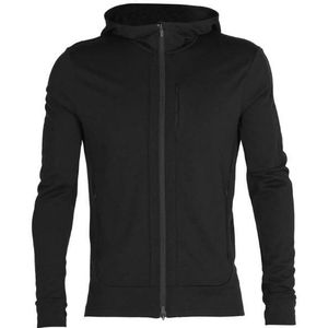 Icebreaker Quantum III LS Zip Heren Trui Black S