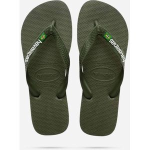 Havaianas Brasil Logo Slipper Green Olive 930
