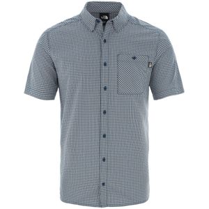 The North Face S/S Hypress St Shirt Heren Overhemd Blue Wing Teal S
