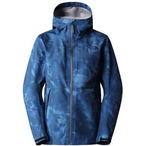 The North Face Printed Dryzzle Futurelight Dames Hardshell Jas Shady Blue River Dye Print S