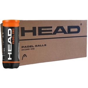 Head 3B Padel Pro Doos 24 x 3 Ballen Yellow O/S